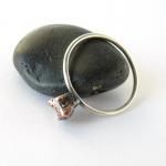Minimalist Ring. Freeform Copper Nugget And..