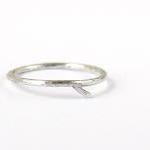 Branch Ring. Simple Minimalist Sterling Silver..