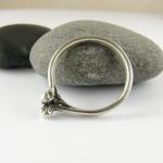 Sterling Silver Ring - Three Buds - Size 5 1/2